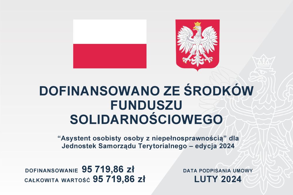 Asystent osobisty osoby z niepełnosprawnością dla Jednostek Samorządu Terytorialnego - edycja 2024